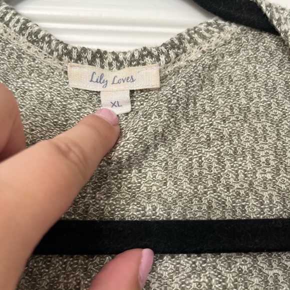 Lily Loves Green Short Sleeve Cardigan Size XL - Picture 5 of 6